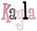 Bubble Letters Kayla
