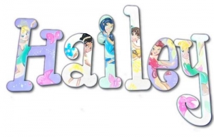 Fairies Hand Painted Wall Letters