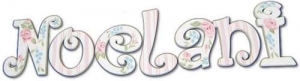 Shabby Chic Noelani Hand Painted Wall Letters
