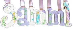 Princess Sammi Hand Painted Wall Letters