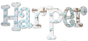Dwell Baby Hand Painted Wall Letters