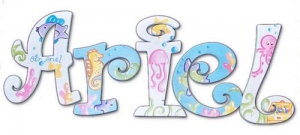 Under the Sea Hand Painted Wall Letters