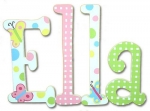 Ella's Delight Hand Painted Wall Letters