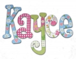 Daisy Garden Hand Painted Wall Letters