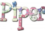 Pretty Piper Hand Painted Wall Letters