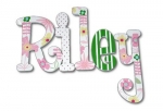 Daisy Delight Hand Painted Wall Letters