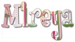 Mireya Delight Hand Painted Wall Letters