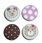 Nail Covers and Knobs - Teddy Bear
