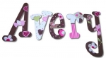 Love Birds Hand Painted Wall Letters